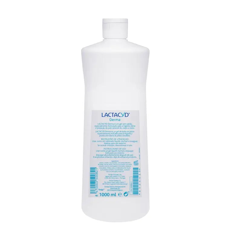 Lactacyd Derma Hypoallergenes Badegel 1 L