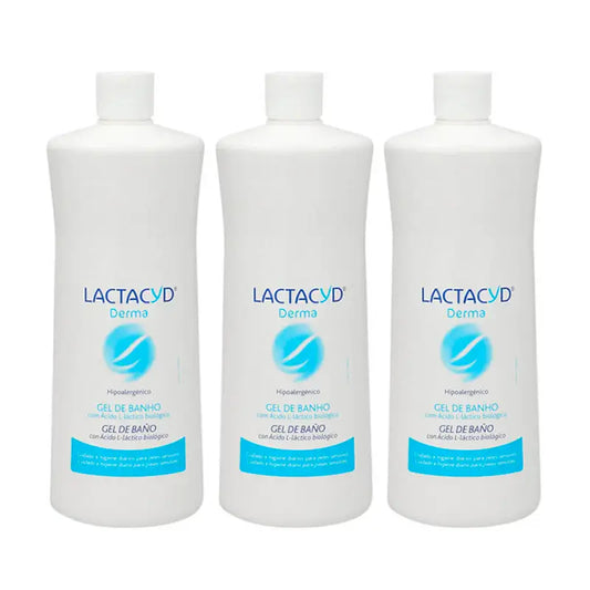 Lactacyd Derma Triplo Hypoallergenes Badegel 3 x 1 L