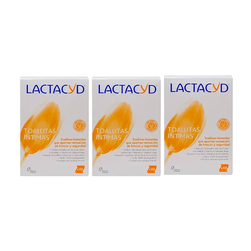 Lactacyd Triplo Individuelle Intimhygiene-Tücher 3 x 10 Stück
