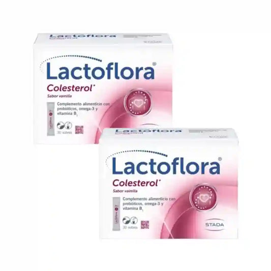 Lactoflora Probiotic Cholesterin Vanille-Geschmack, 2X30 Sticks
