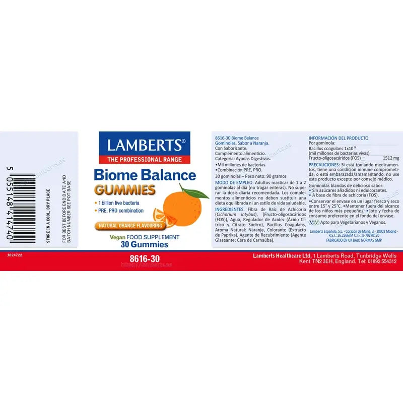 Lamberts Biome Balance , 30 Gummibärchen