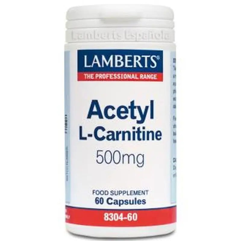 Lamberts L Acetyl Carnitine 60 Capsules