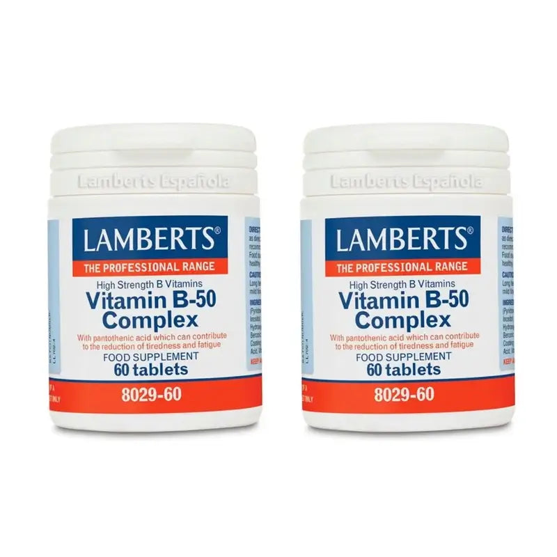 Lamberts Vitamin B-50-Komplex, 2X60 Tabletten