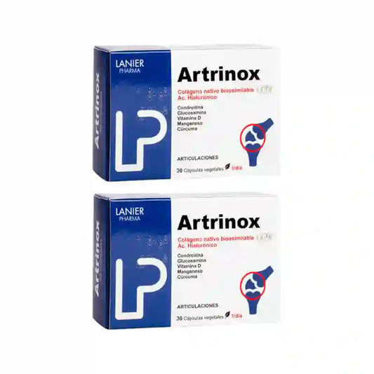 Lanier Pharma Artrinox Nahrungsergänzungsmittel, 2X30 pflanzliche Kapseln