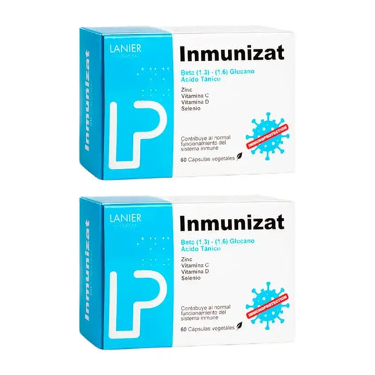 Lanier Pharma Inmunizat Nahrungsergänzungsmittel, 2X60 pflanzliche Kapseln