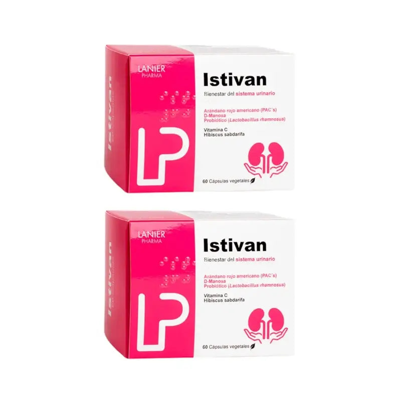 Lanier Pharma Istivan Nahrungsergänzungsmittel, 2X60 pflanzliche Kapseln