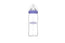 Lansinoh Glas-Milchflasche mit Naturalwave-Sauger, 240 ml