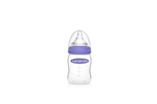 Lansinoh Muttermilchflasche mit Naturalwave Nippel, 160 ml