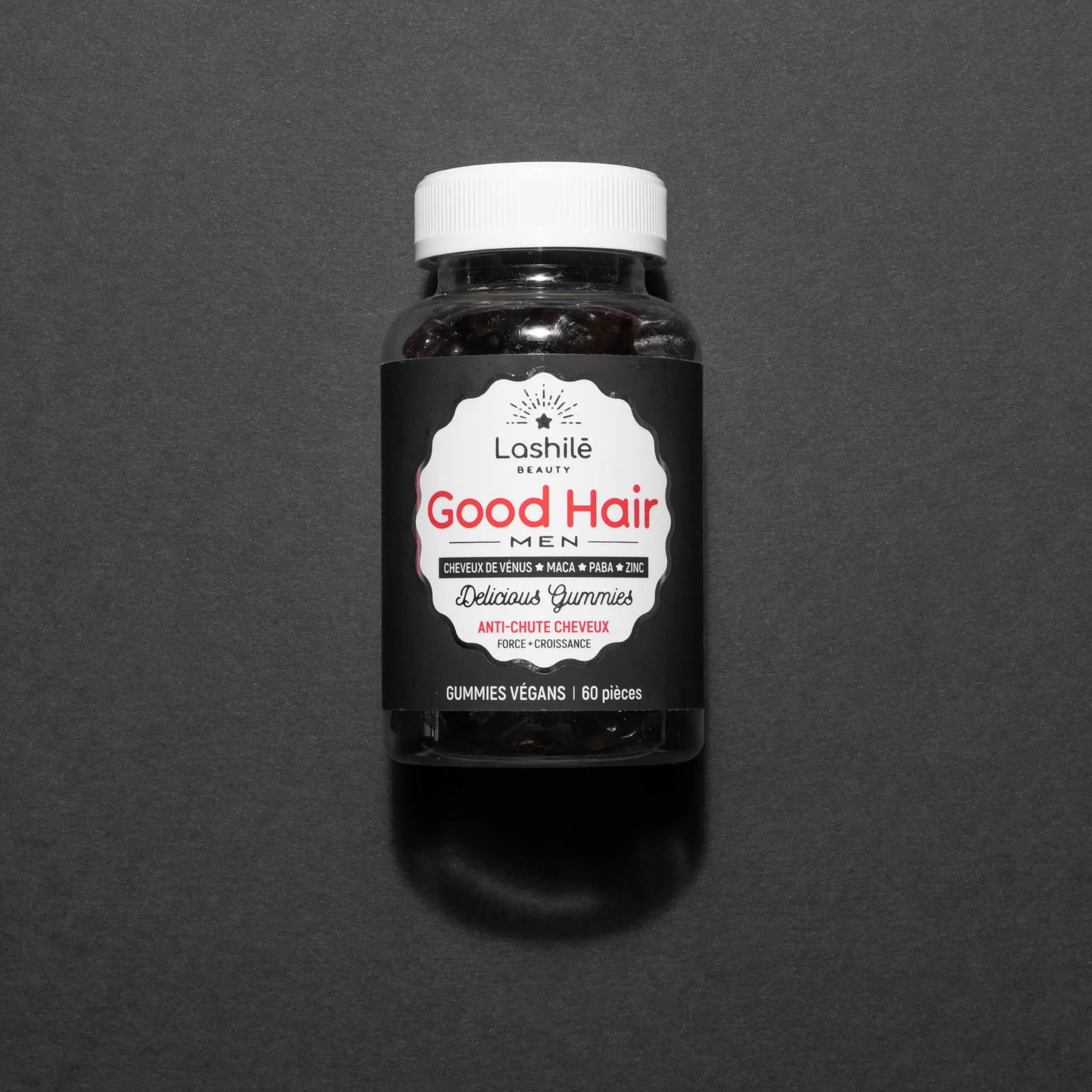Lashilé Beauty Good Hair Men Gummibärchen, 60 Stück