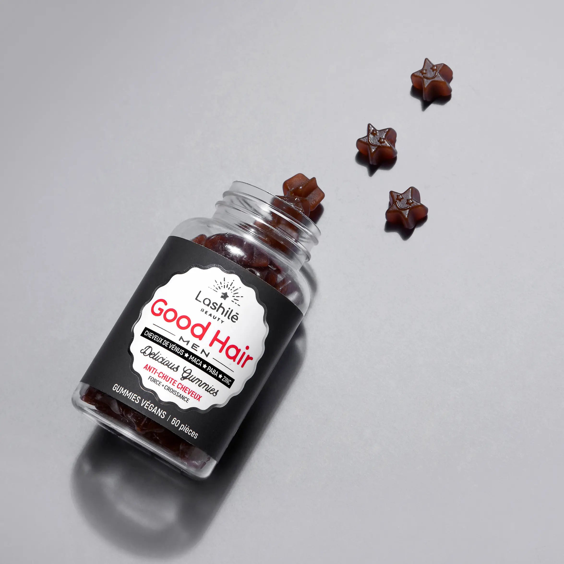 Lashilé Beauty Good Hair Men Gummibärchen, 60 Stück