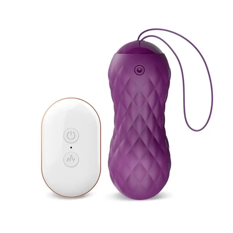Latetobed Vibrationsei mit Wave Motion Fernbedienung Usb Silikon Lila