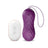 Latetobed Vibrationsei mit Wave Motion Fernbedienung Usb Silikon Lila