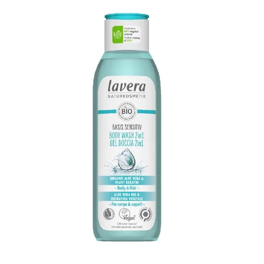 Lavera Basis Sensitiv Duschgel - Shampoo 2 In 1 250Ml.