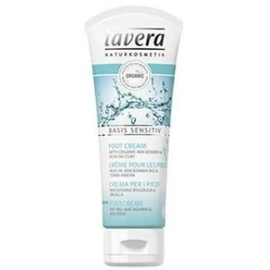 Lavera Foot Cream Macadamia + Clay 75Ml. Bio