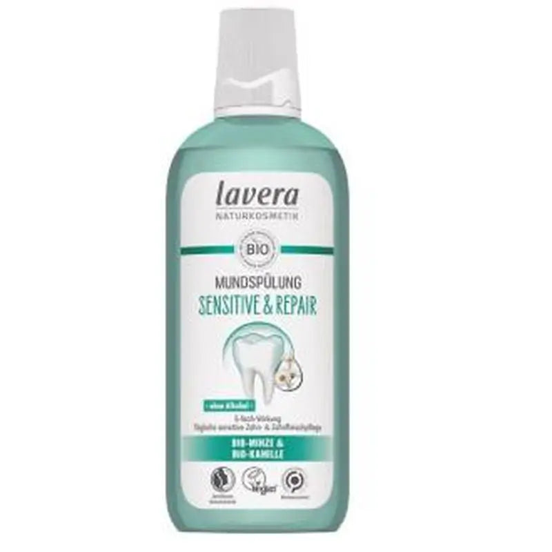 Lavera Sensitive Repair Mouthwash with Fluoride 400Ml.