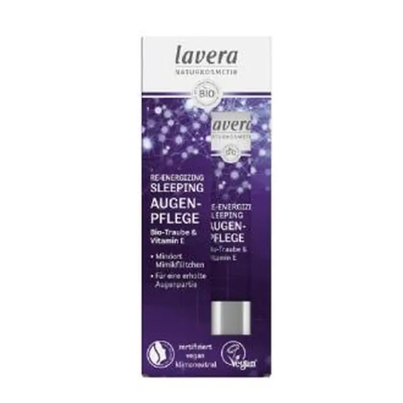 Lavera Sleeping Contorno Ojos Reparador Uva-Vitamina E 15 