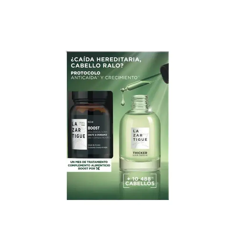 Lazartigue Pack Thicker + Boost Free, 2 Einheiten