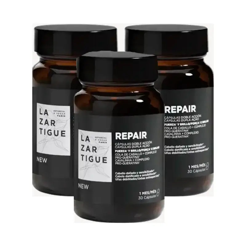 Lazartigue Repair Kapseln, Packung 3 x 30 ml