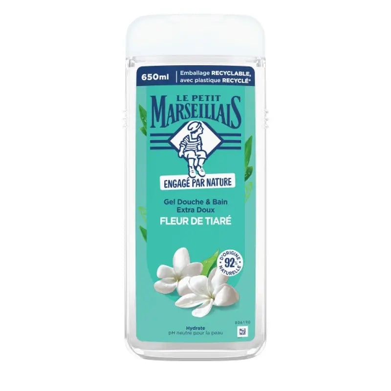 Le Petit Marseillais Extra-mildes Duschgel mit Tiaré-Blüten, 650 ml
