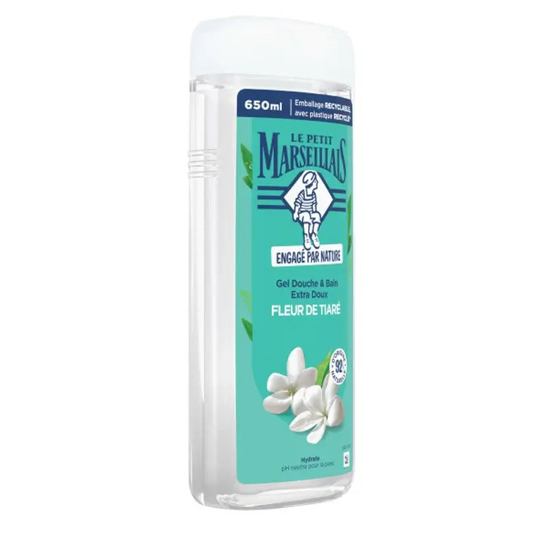 Le Petit Marseillais Extra-mildes Duschgel mit Tiaré-Blüten, 650 ml