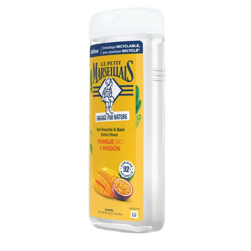 Le Petit Marseillais Extra-mildes Duschgel mit Bio-Mango und Maracuja, 650 ml