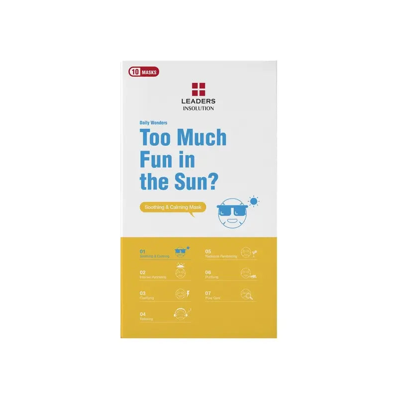 Leaders Daily Wonders Too Much Fun In The Sun? Wohltuende & beruhigende Maske, 25 ml