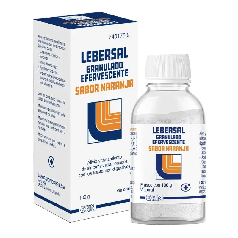 Lebersal Brausegranulat Orange 100 g