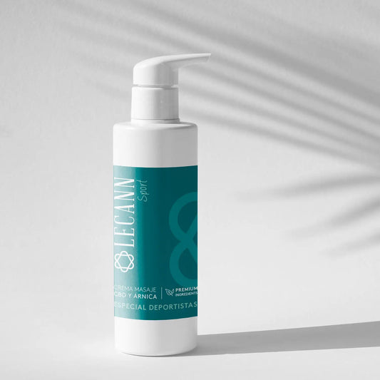 Lecann CBD Massagecreme + Arnika Sport, 100 ml