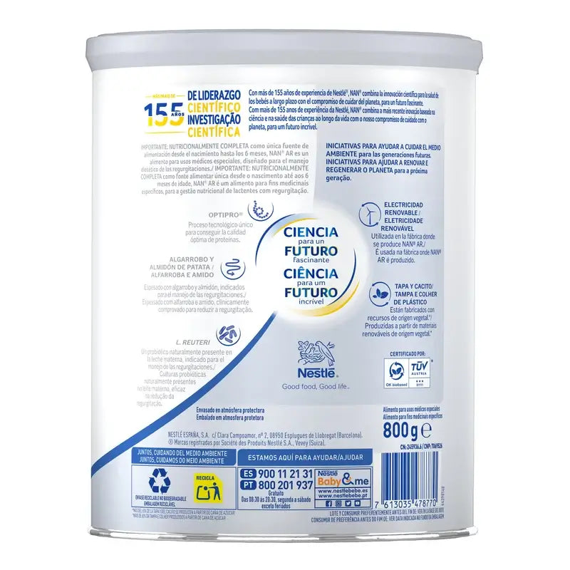Nestle Nan Ar Expert Erste Altersmilch 800 gr
