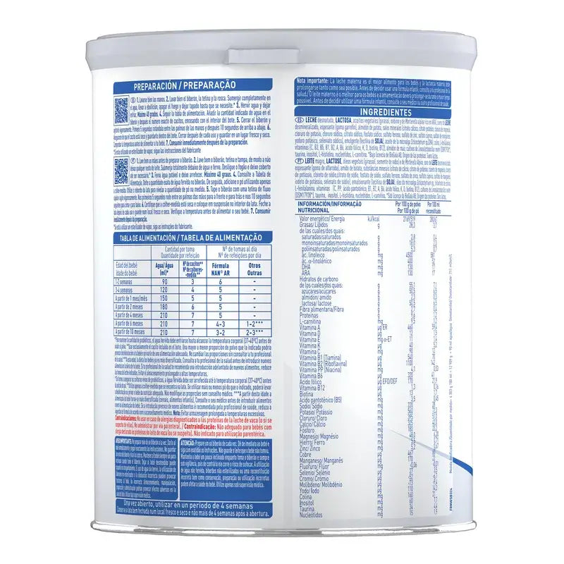 Nestle Nan Ar Expert Erste Altersmilch 800 gr
