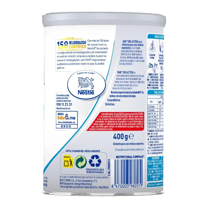 Nestlé Nan Expertpro Laktosefreie Spezial-Milch , 400 g