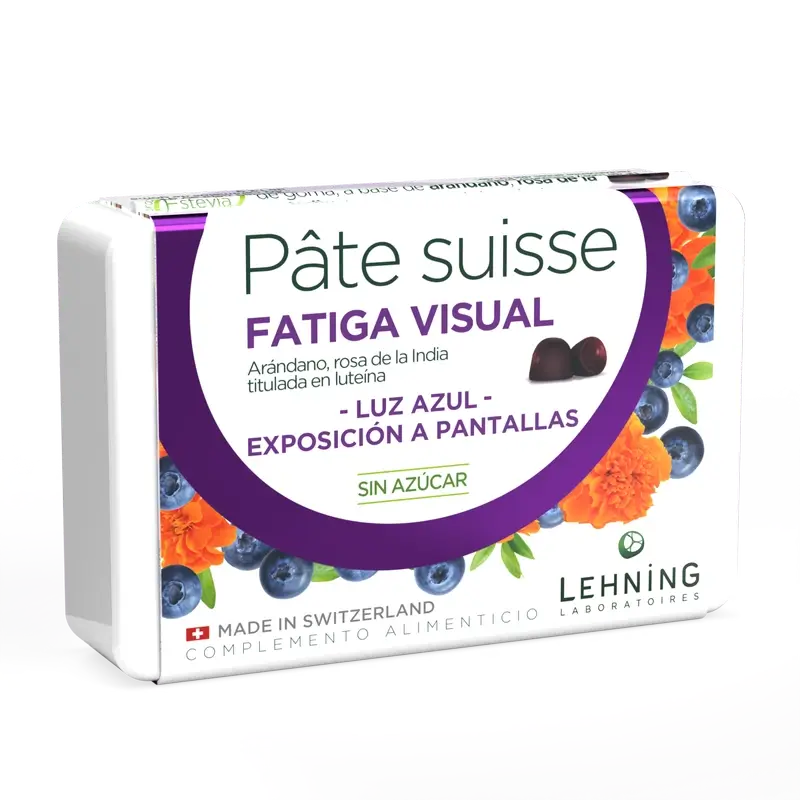 Lehning Pâte Suisse Visuelle Müdigkeit, 40 Bonbons