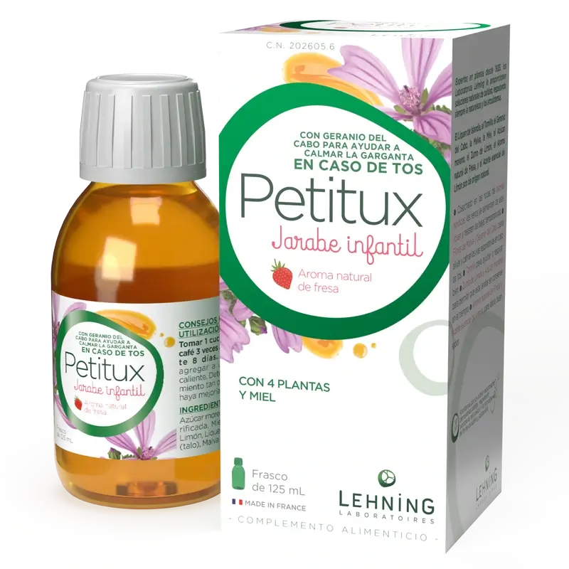 Lehning Petitux Kindersirup 125Ml.