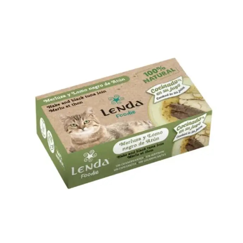 Lenda Foodie Wels, Seehecht und Thunfisch, schwarzes Filetstück, 25x120 g