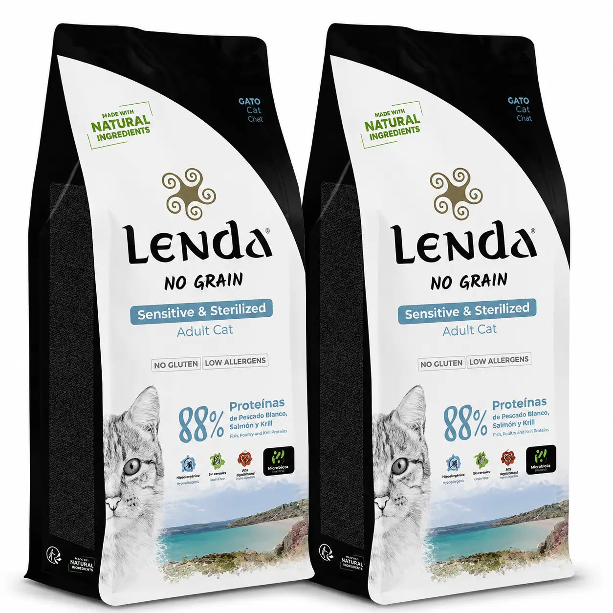 Lenda Sensitive Cat Sterilised Getreidefrei, 2 X 7 kg