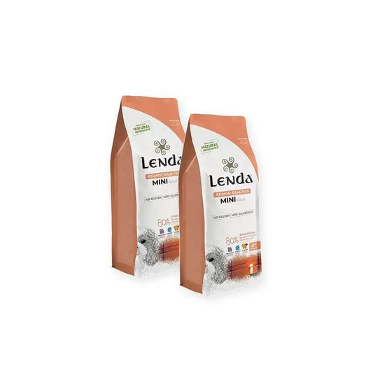 Lenda Hundefutter Mini Atlantic Blauer Fisch, 2×2-kg-Packung