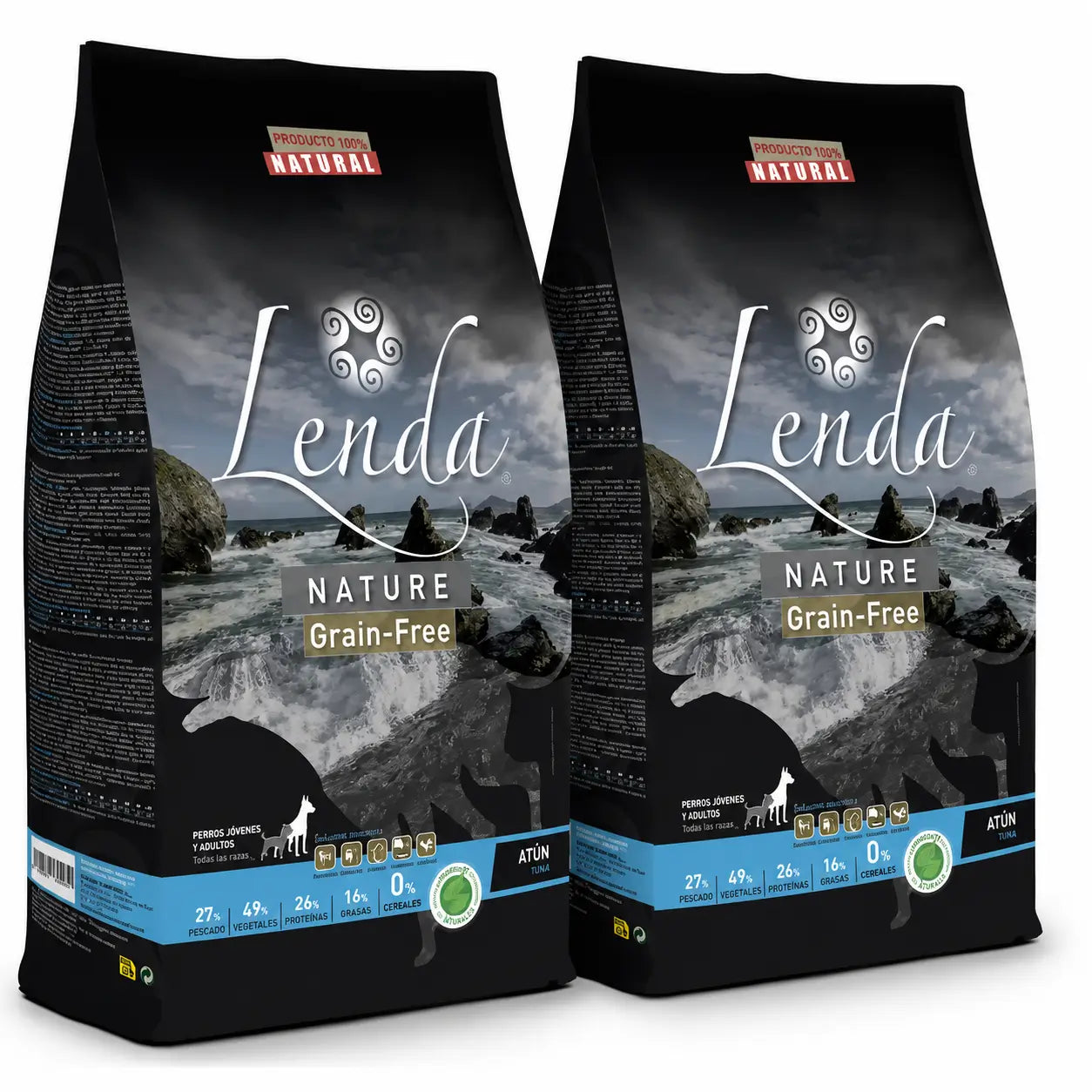 Lenda Dog Nature Körnerfreier Thunfisch, 2 X 12 kg