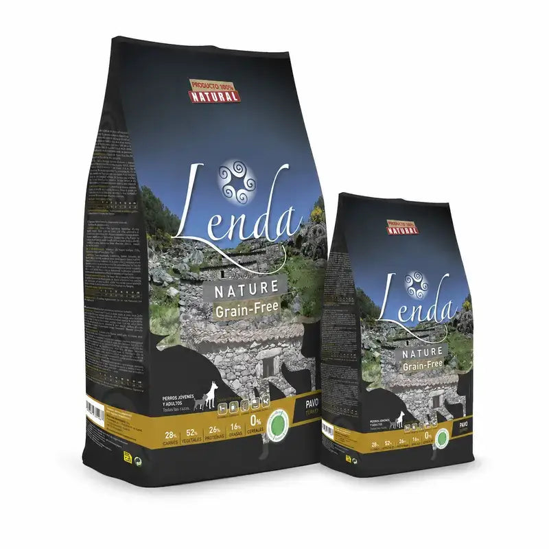 Lenda Perro Nature Grain Free Truthahn, 12 kg + 3 kg