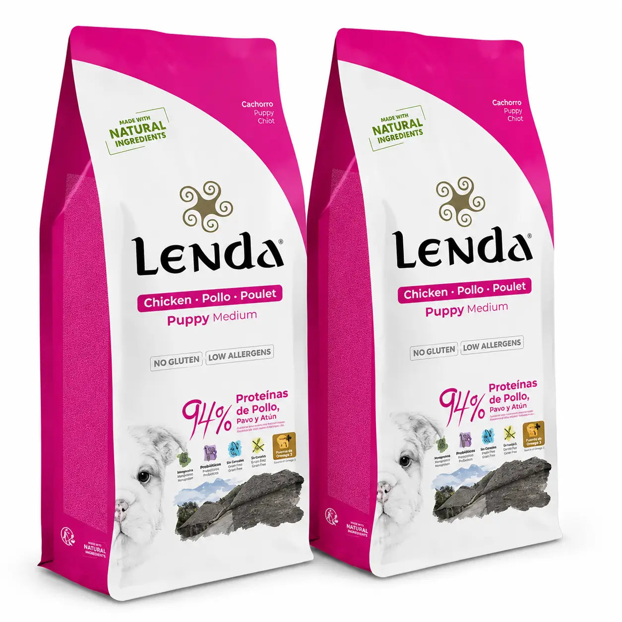 Lenda Hundewelpe, 2 X 2 kg