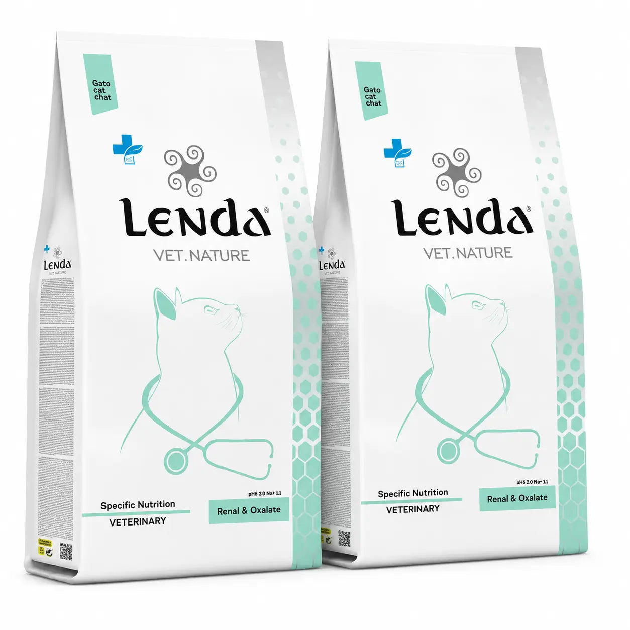 Lenda Vetnature Katze Nieren & Oxalat , 2 X 2 kg