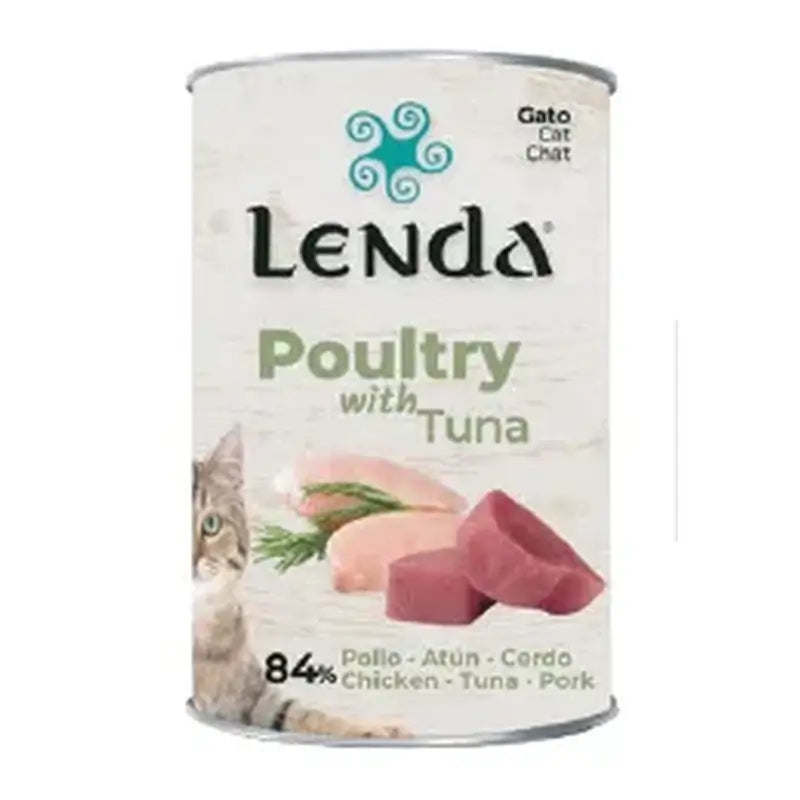 Lenda Nass-Katzenpastete Geflügel L & Thunfisch, 12x400 g