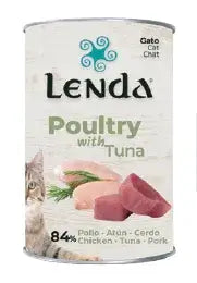 Lenda Nass Katze Geflügel & Thunfisch Pastete 12X400Gr