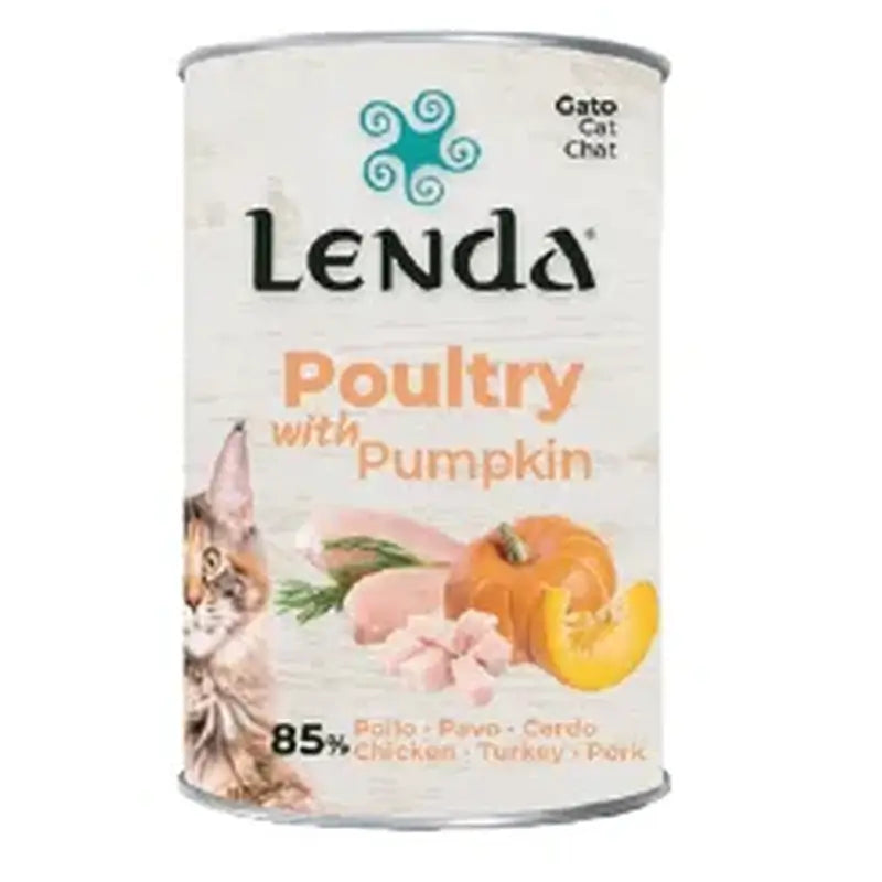 Lenda Wet Cat Geflügel- & Kürbispastete, 12x400g