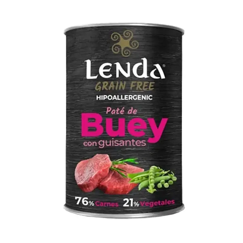 Lenda Nasses Rindfleisch für Hunde, 12x400g