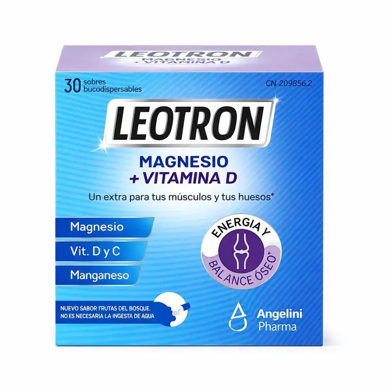 Leotron Magnesium + Vit D, units 30 sticks