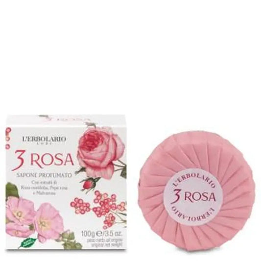 L'Erbolario Rose Soap Bar 100Gr.