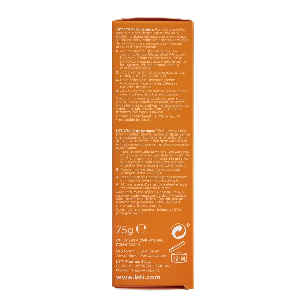 Letiat4 Paste auf Wasserbasis, 75 g