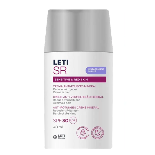 Leti Sr Antiredness Mineral Creme Spf30 , 40 ml