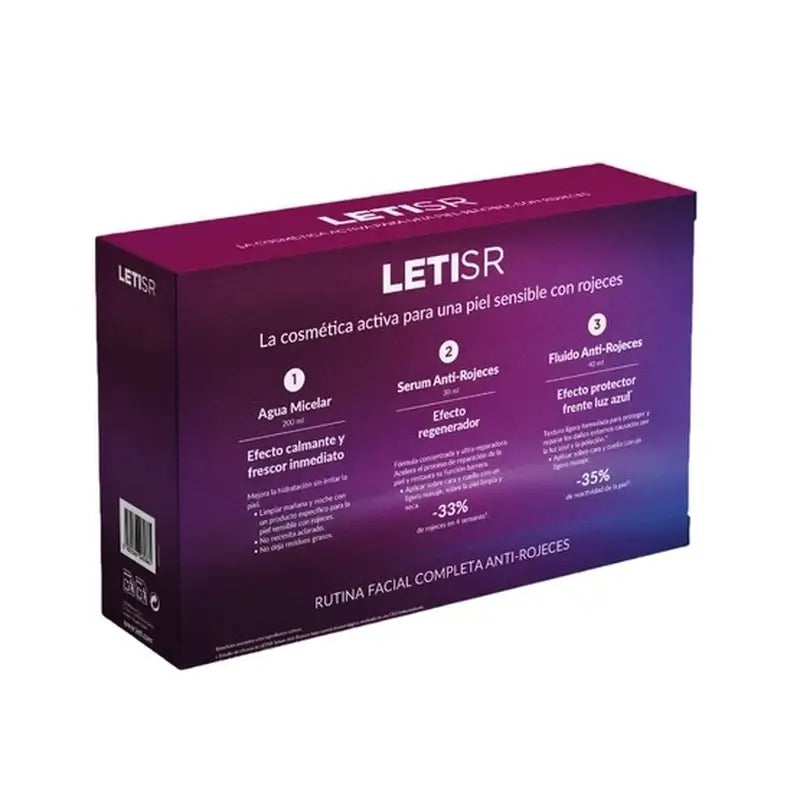 Leti SR Anti-Rötungen Weihnachten Brust Serum + Fluid + Micellar Wasser Geschenk