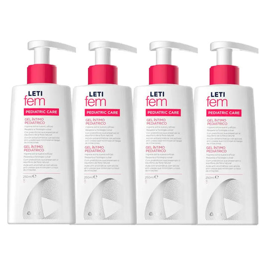 Letifem Pack Pädiatrisches Intimgel, 4 x 250 ml